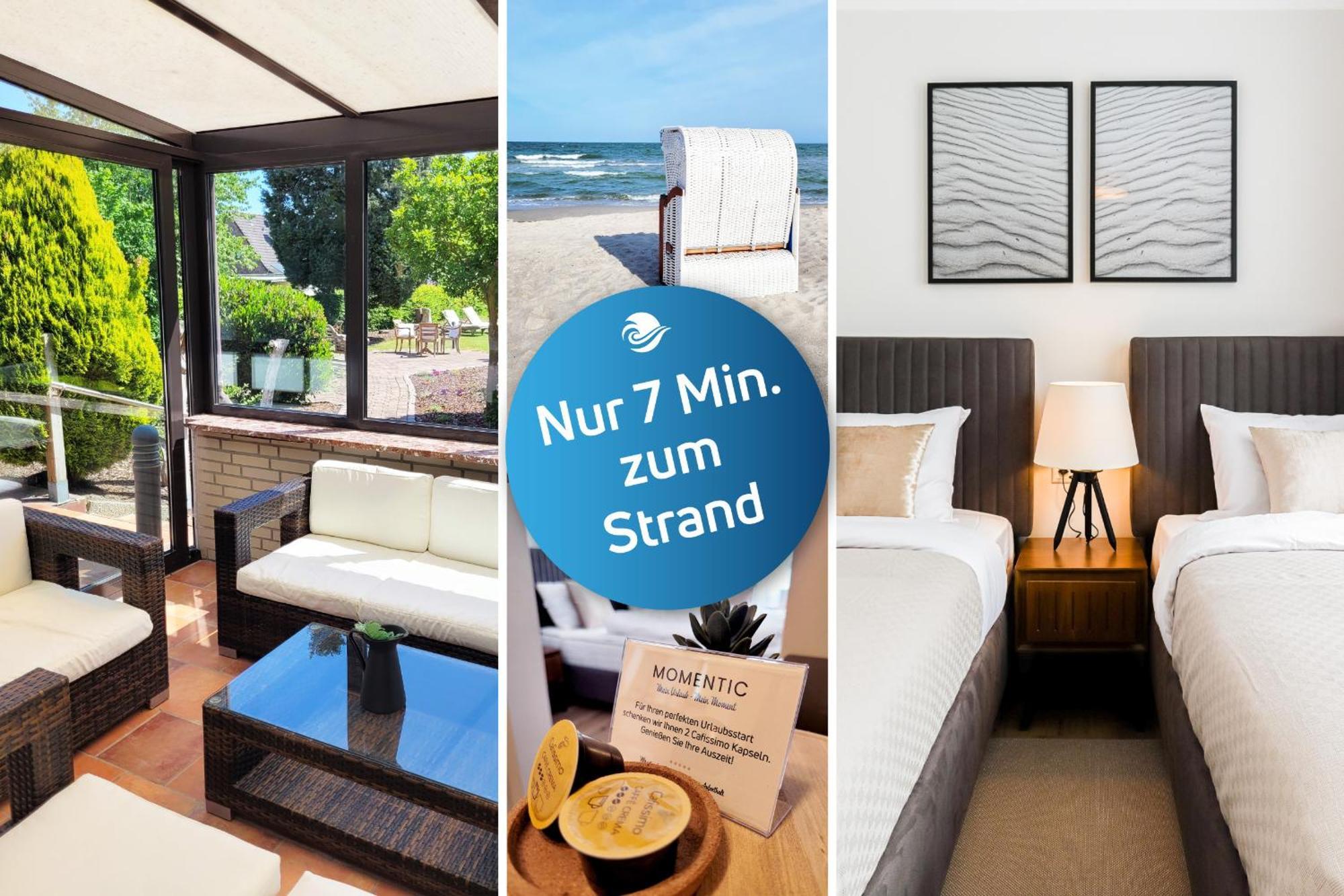 Gemuetliche & Moderne Ferienwohnung - Nur 7 Gehminuten Vom Strand Entfernt, Inklusive Parkplatz Und Gartenzugang シャルボイツ エクステリア 写真